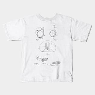 Chain Stitch for Lock Stitch Sewing Machine Vintage Patent Hand Drawing Kids T-Shirt